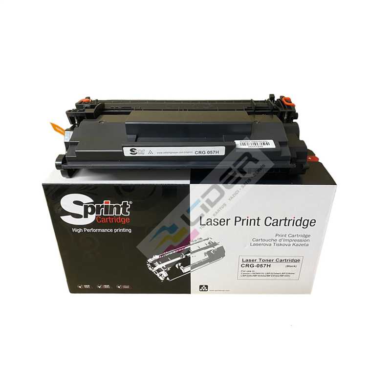 S PRINT CRG-057H TONER (ÇİPLİ) (10K*) ✅