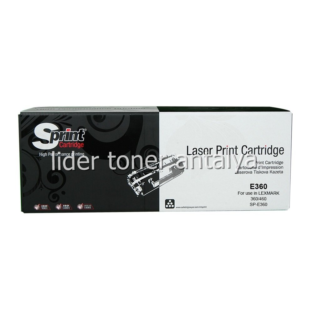 SPRİNT LEXMARK E-360 TONER E360 / E460 (9.000 SYF)