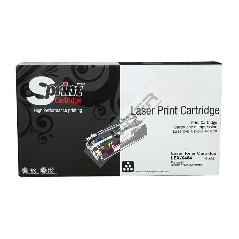 SPRİNT X-464 TONER LEXMARK X464 / X463 / X464 / X466  (9.000SYF)