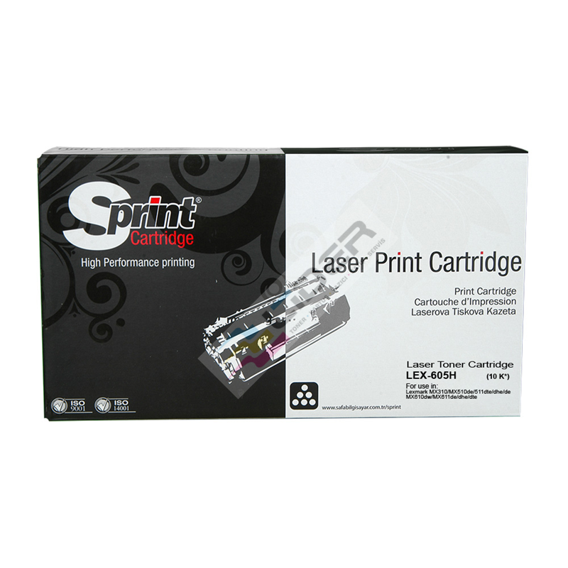 S PRINT LEXMARK MX310/MX410/510/511/611 (605H) 10K* TONER ✅