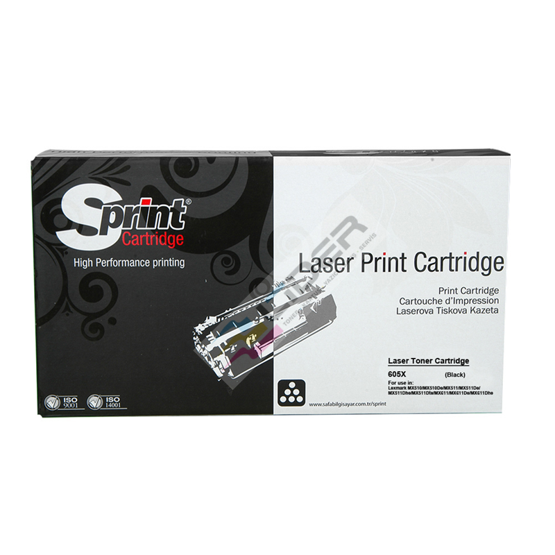 S PRINT LEXMARK  MX510/MX511/MX610/MX611 (605X) 20K* TONER ✅