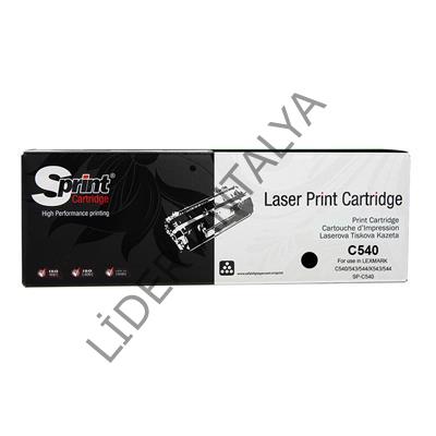 S PRINT LEXMARK C540/C543/C544/X543/X544 BLACK TONER