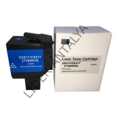 S PRINT LEXMARK CS317/417/517-CX317/417/517 CYAN TONER