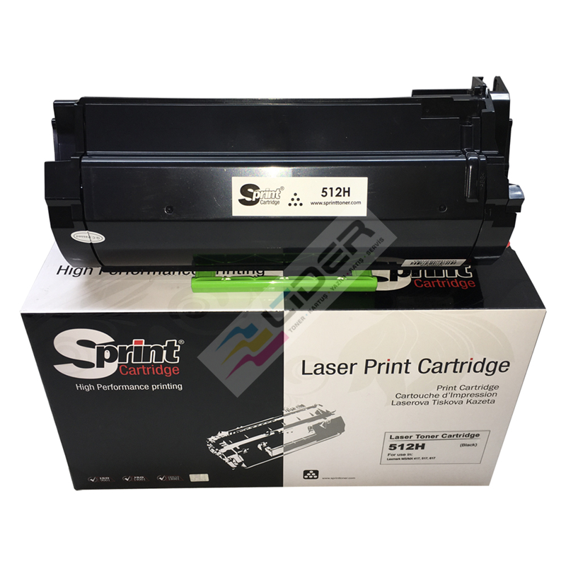 S PRINT LEXMARK MS-MX317/417/517/617 TONER (512H) 8,5 K* ✅