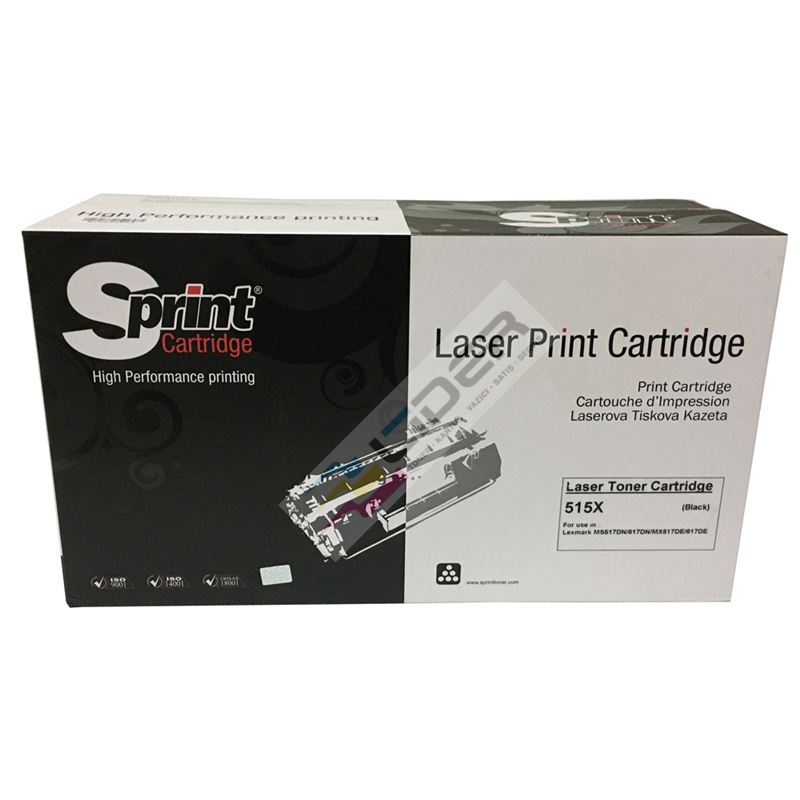 S PRINT LEXMARK MS517/MS617 - MX517/MX617 (515X) TONER 20K*