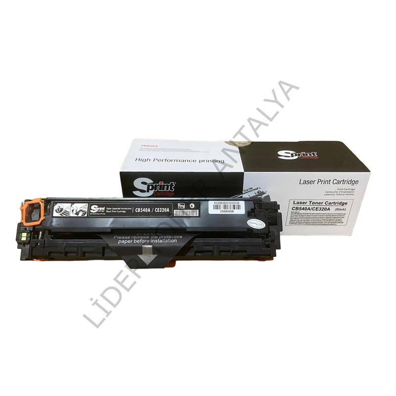 S PRINT HP CB540A / CE320A (125A-128A) CRG-716 BLACK TONER