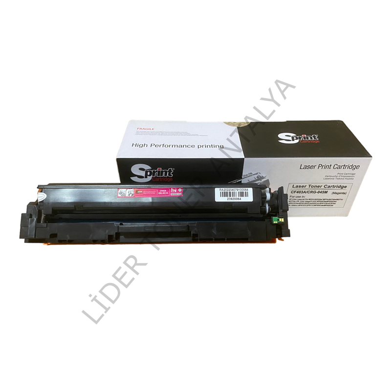 S PRINT CF403A (201A) / CRG-045 MAGENTA TONER (1.4K*)