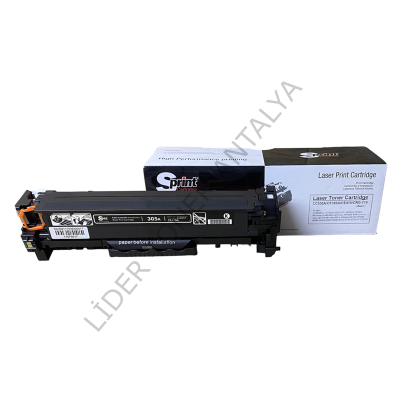 S PRINT CC530A / CE410A / CF380A / CRG-718 BLACK TONER (3.5K*)