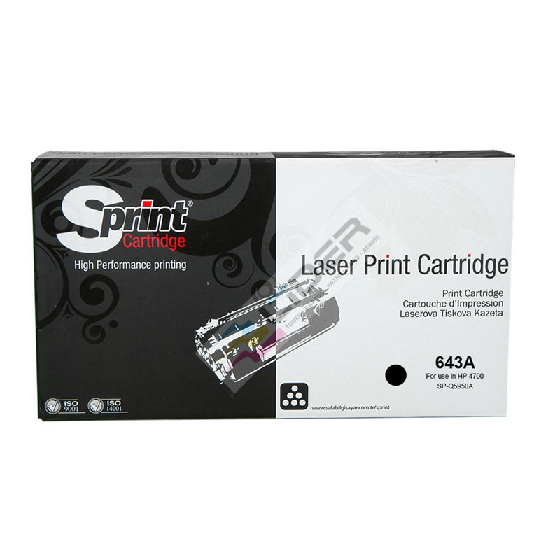 S PRINT Q5950A (643A) BLACK TONER (11K*)