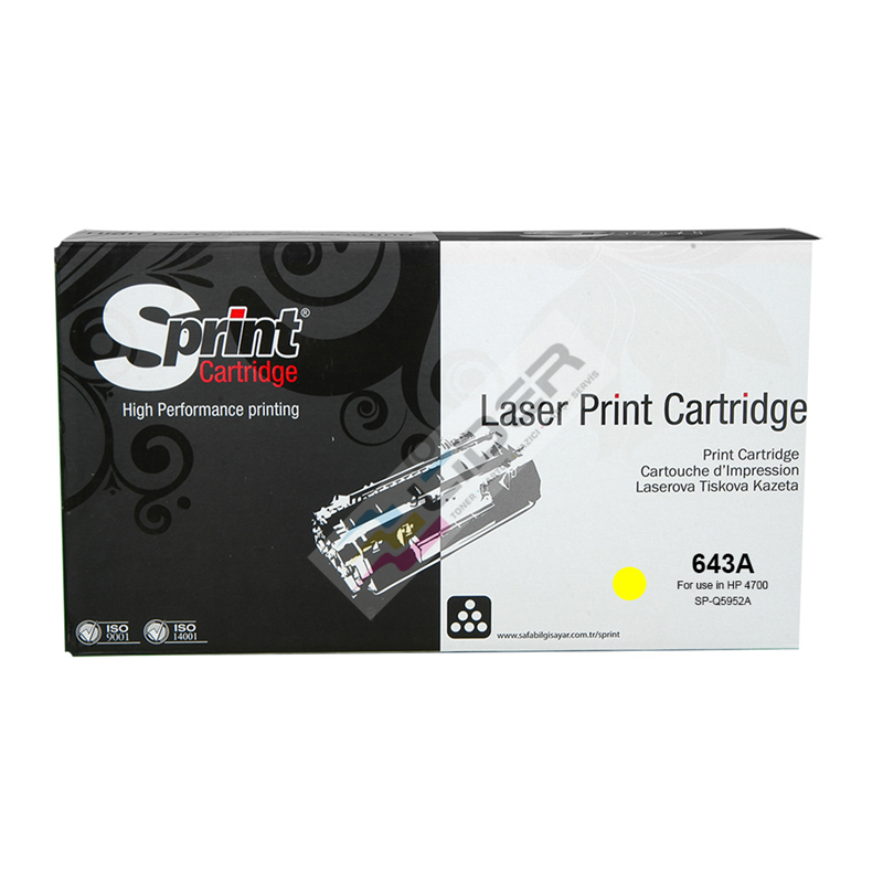 S PRINT Q5952A (643A) YELLOW TONER (10K*)