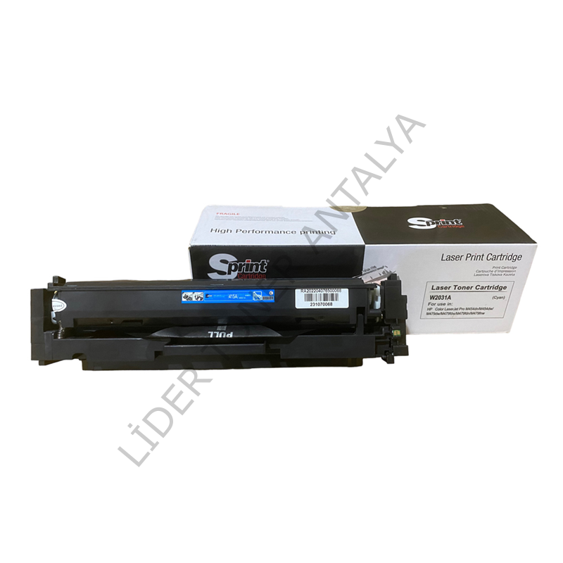 S PRINT W2031A (415A) CYAN TONER (2.1K*)- ÇİPLİ ✅