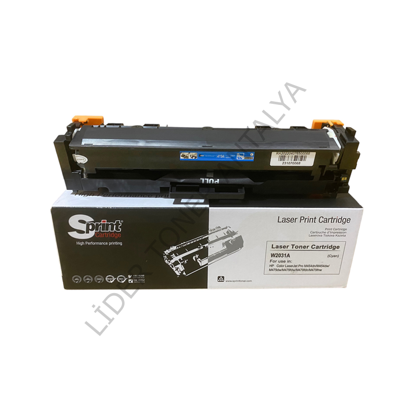S PRINT W2031A (415A) CYAN TONER (2.1K*)- ÇİPLİ ✅