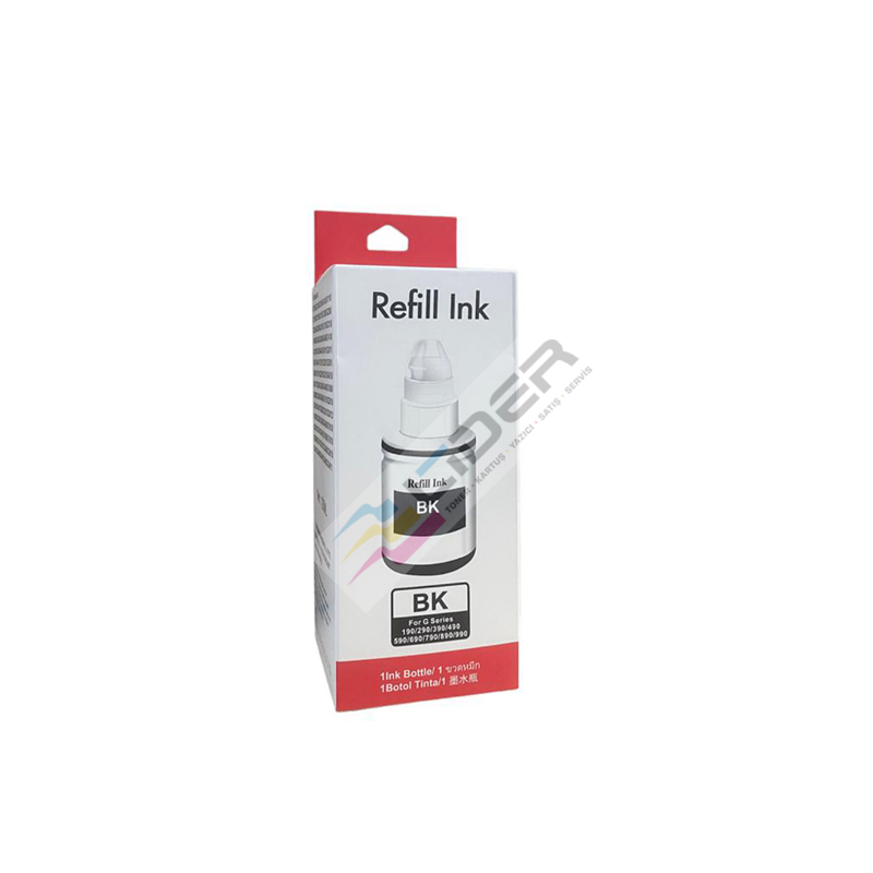 GI-490 / GI-890 BLACK MÜREKKEP (135 ML) ⚫