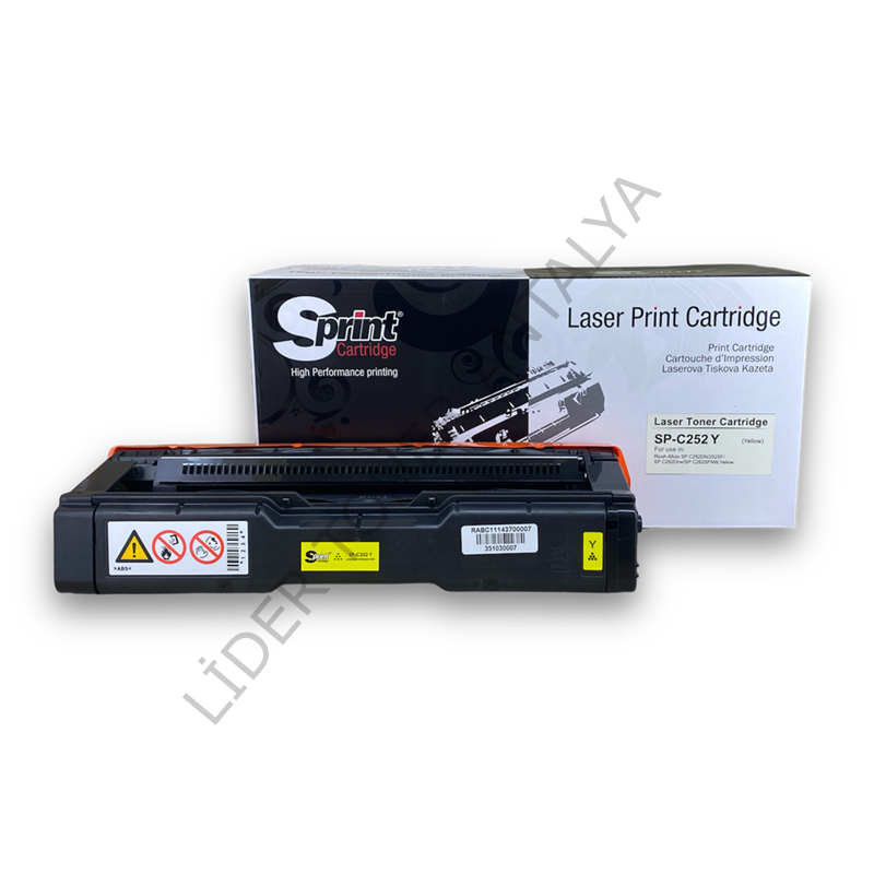 S PRINT SP-C252 / SP-C262 YELLOW TONER (6K*)