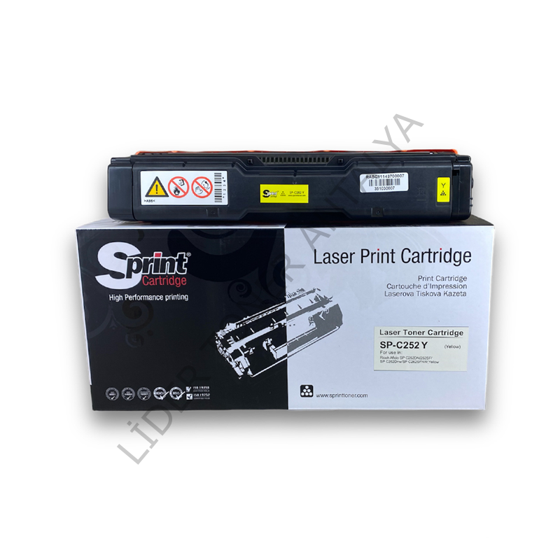 S PRINT SP-C252 / SP-C262 YELLOW TONER (6K*)