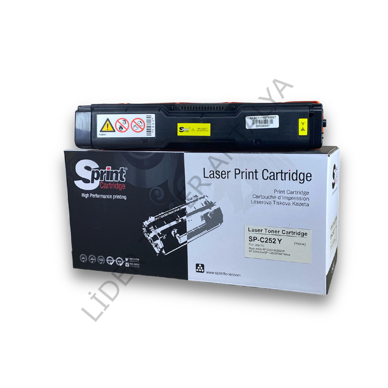 S PRINT SP-C252 / SP-C262 YELLOW TONER (6K*)