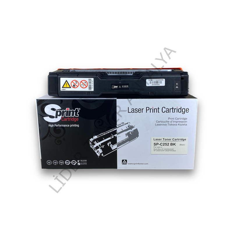 S PRINT SP-C252 / SP-C262 BLACK TONER (6.5K*)