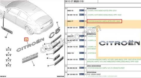 YAZI CITROEN C53 SW