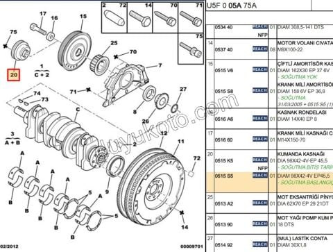 KASNAK KLIMA KRANK SAC DW12