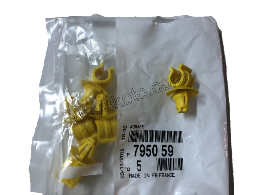 KLIPS MOTOR KAPUT CUBUK UC P207 P2081 P20081 P301 P308 C31 SARI