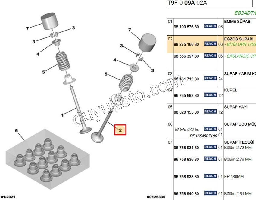 SUBAP EGZOZ X6 1.2CC 130HP 2020 Sonrası