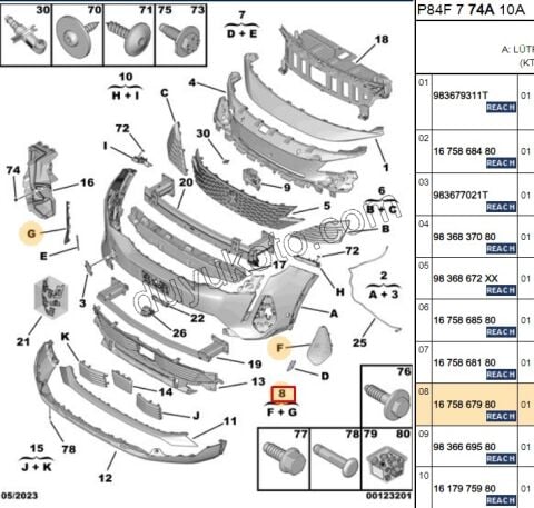 KAPAK ON TAMPON LED YANI TK P30082MQ