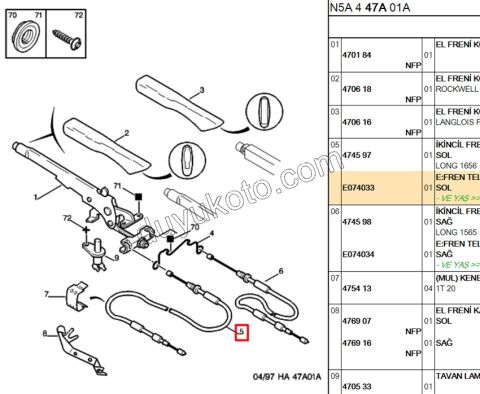 El Fren Teli Sol P306 KAMPANA