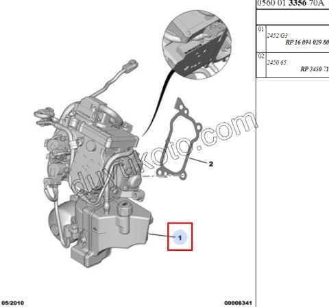 Vites Aksiyoneri Kontrol Paneli (Blok)  MCP Şanzıman C4PC1 ALT