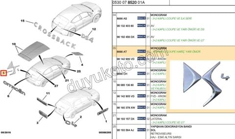 ARMA BAGAJ DS LOGO DS41