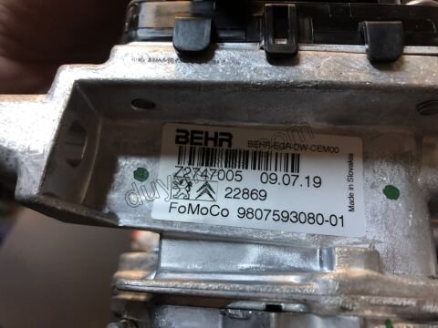 Komple EGR Soğutucu BXR3MQ DW10F TEK