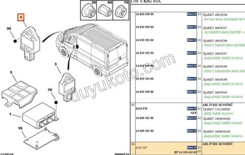 Hava Yastığı (AIRBAG) Sensörü BXR3