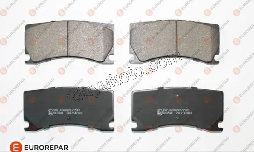 Fren Balatası Ön P3082 GTI RCZ R 5082 R8