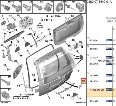 ARMA CAVUS BAGAJ YM C8