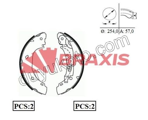 Fren Balatası Arka Tk 14Q DCT2 BXR2