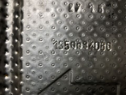 MUHAFAZA LEVHASI EGZOZ ARKA BXR3 ALUMINYUM 1350034080
