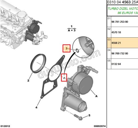 CONTA ORING VAKUM POMPA IC KUCUK BXR3