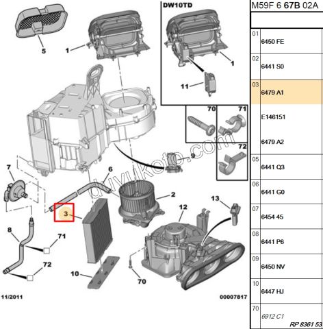 Peugeot Partner Citroen Berlingo Polen Filtresi XS2