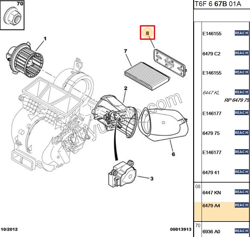 Polen Filtre Kapağı