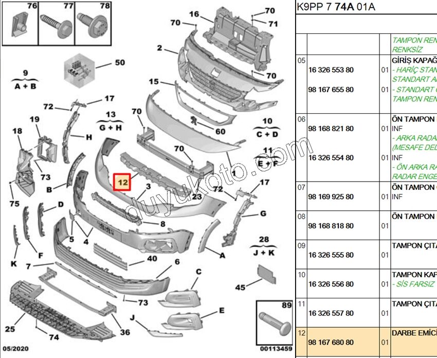 DARBE EMICI ON TAMPON BRL4 CMBE KOPUK