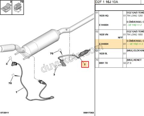 LAMBDA SENSOR ALT/UST