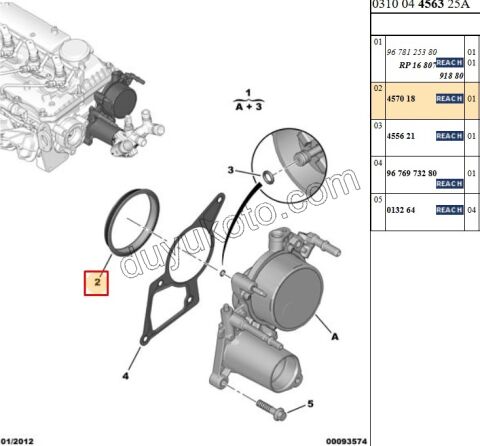 Vakum Pompa Contası    BXR3