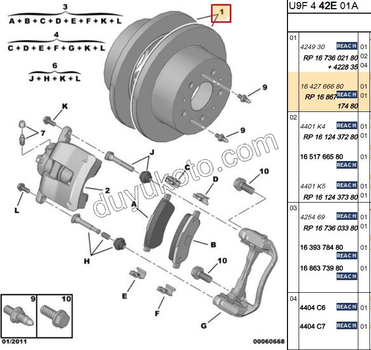 Fren Diski Arka 3.0CC BXR3 X 2AD