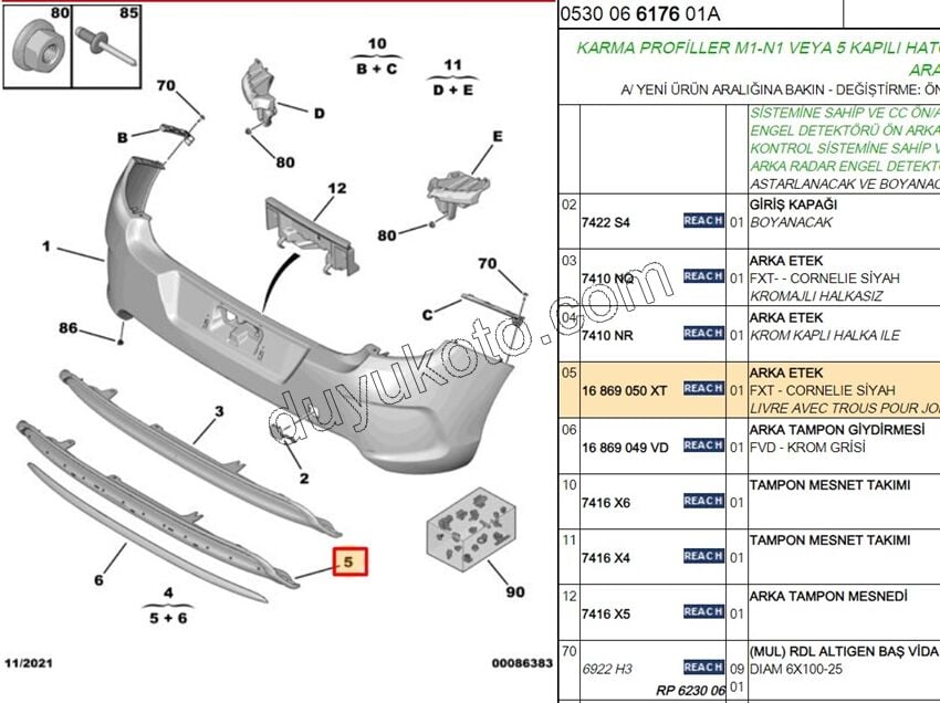 CITA SUS ARKA TAMPON ALT C42 KROMLU TIP