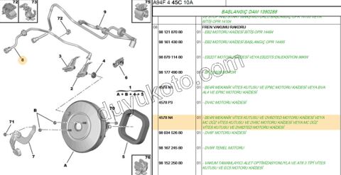 Servofren (Westinghouse) Hortumu 1.6HDİ Euro5 P207 P2081 P301 P20081