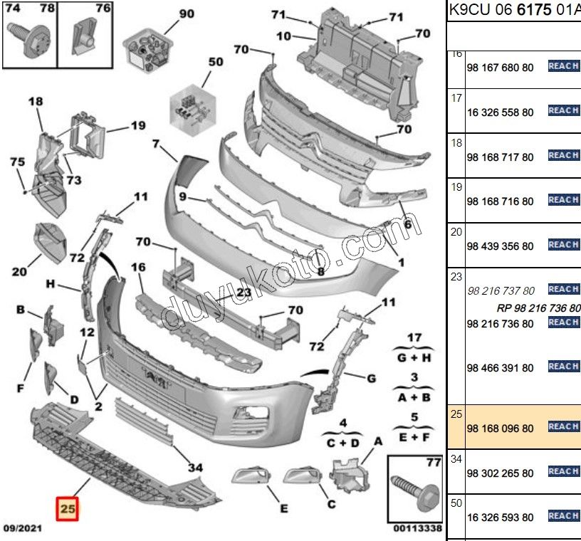 MUHAFAZA ON TAMPON ALT KAPLAMA PRT4