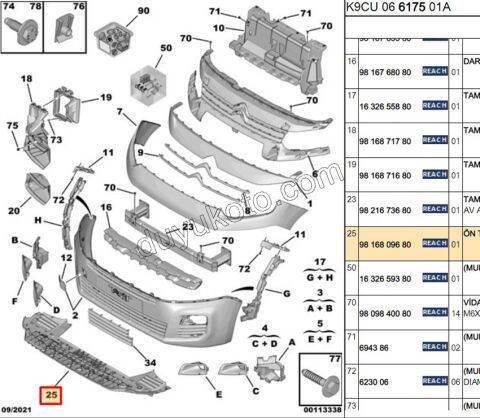 MUHAFAZA ON TAMPON ALT KAPLAMA PRT4