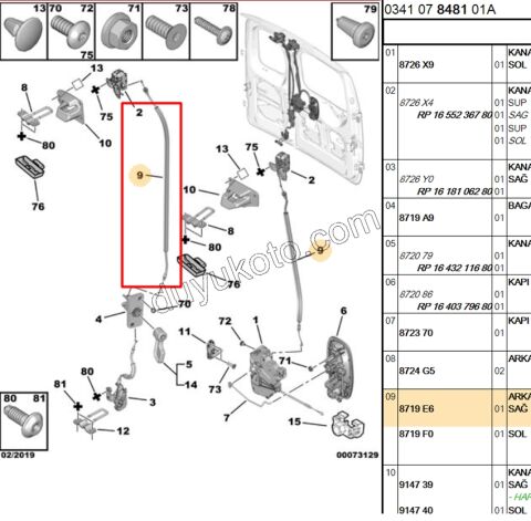 TEL BAGAJ KILIT UST R PBP 2P