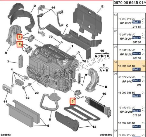 Kalorifer Kapak Motoru   PRT4 EXP4 C4PC2 C5AIR DIGIT Klimalı