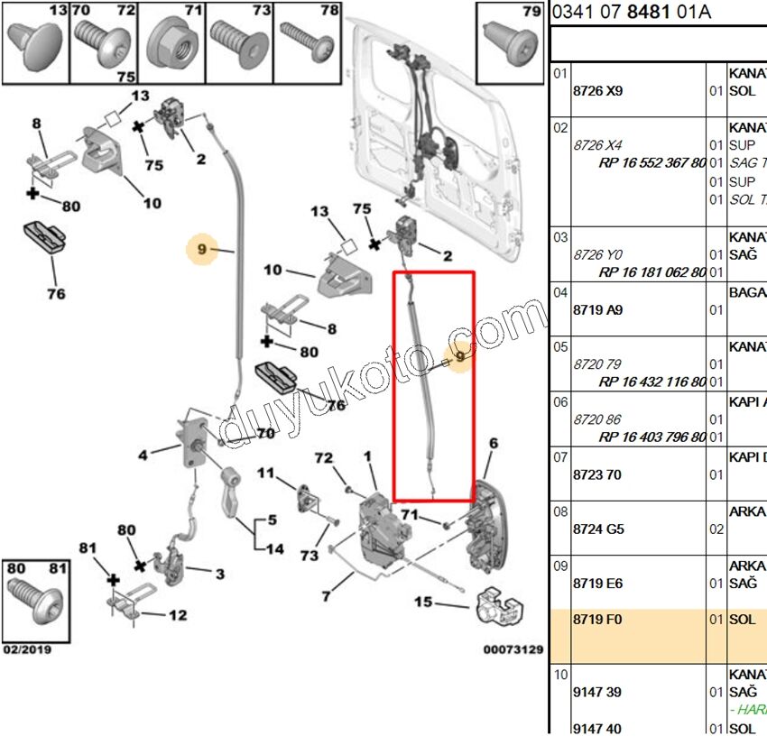 TEL BAGAJ KILIT UST L PBP 2P