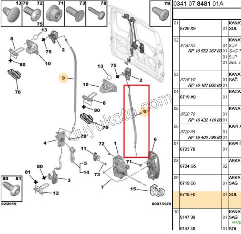 TEL BAGAJ KILIT UST L PBP 2P